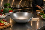 Wokpan - Ø35 CM - Ronde Bodem - G-Line GL-168564 €12.99 Wok