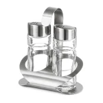 Menage - 2-Delig - RVS/Glas - H 12 CM - G-Line GL-171260 €3.49 Olie & azijn schenkers
