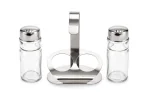 Menage - 2-Delig - RVS/Glas - H 12 CM - G-Line GL-171260 €3.49 Olie & azijn schenkers