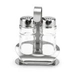 Menage - 2-Delig - RVS/Glas - H 12 CM - G-Line GL-171260 €3.49 Olie & azijn schenkers