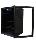 Koelkast - 115 Liter - 1-Deurs - Glazen Deur - Statisch - Zwart - Combisteel 7013.2570 €324.00 Koelkasten met glazen deur