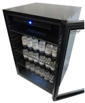 Koelkast - 115 Liter - 1-Deurs - Glazen Deur - Statisch - Zwart - Combisteel 7013.2570 €324.00 Koelkasten met glazen deur