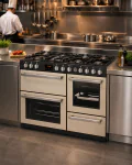 Gasfornuis - 7 Pitten - 2 Elektrische Ovens - Grill - Opslagruimte - Beige - 400V - G-Line 75718 €999.00 Gasfornuizen met oven