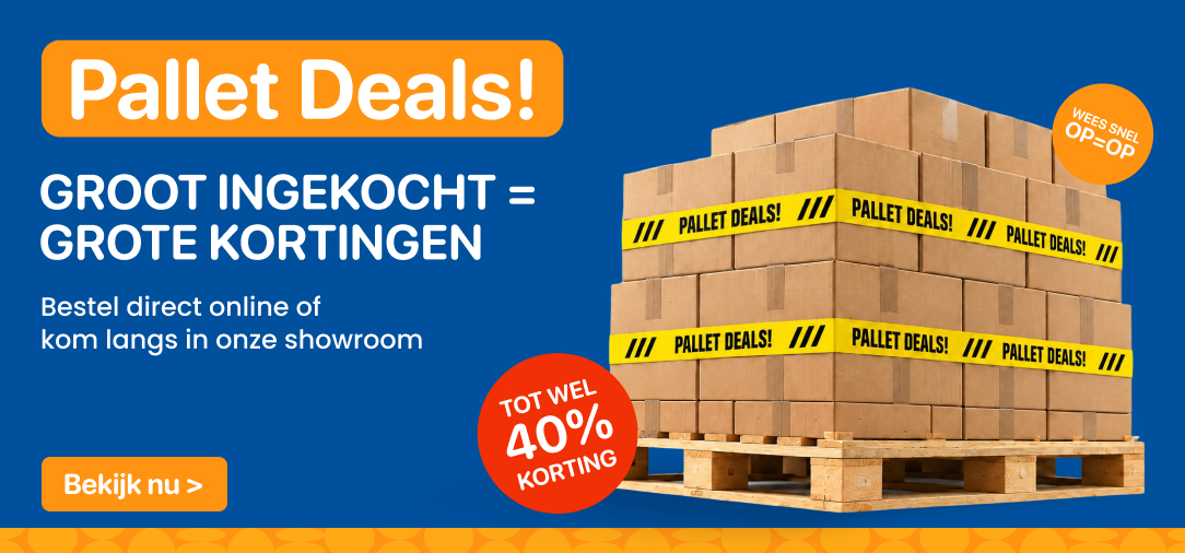 Pallet deal bij Horeca World